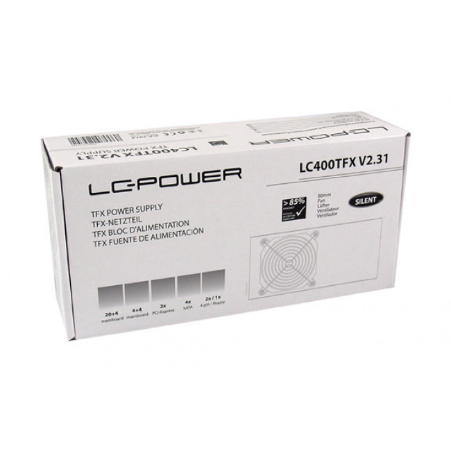 PSU LC-Power LC400TFX 400w APFC TFX 85+