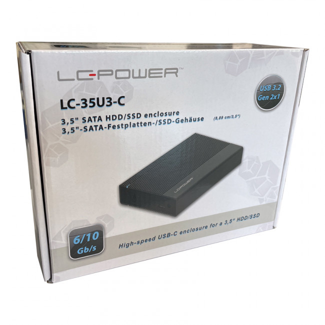 Enclosure LC-Power LC-35U3-C 3.5" Type C USB 3.2