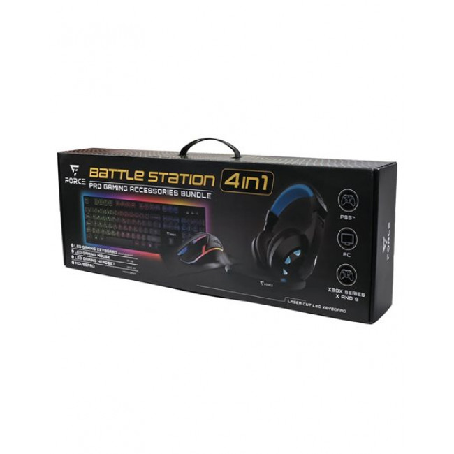Set Keyboard/Mouse/Headpphone/MousePad Force Gaming Wired