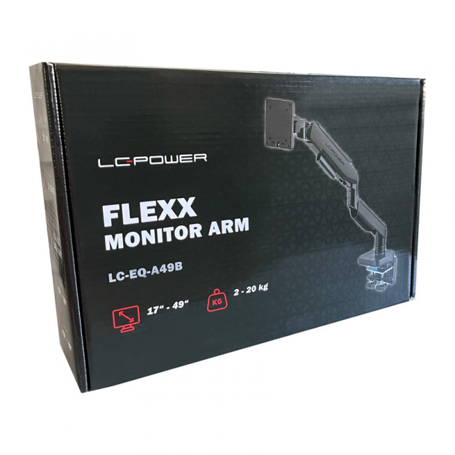 Monitor Arm Lc-Power LC-EQ-A49B for monitors up to 49"/124,46 cm