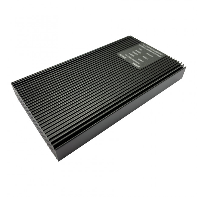 Enclosure LC-Power LC-M2-C-NVME-2X2-RAID 2 x NVMe M.2 SSD USB 3.2 RAID