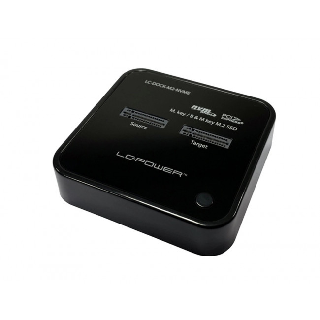 Docking Station LC-Power LC-DOCK-M2-NVME 1 x NVMe/1 x M.2 SSD USB 3.2 Cloning