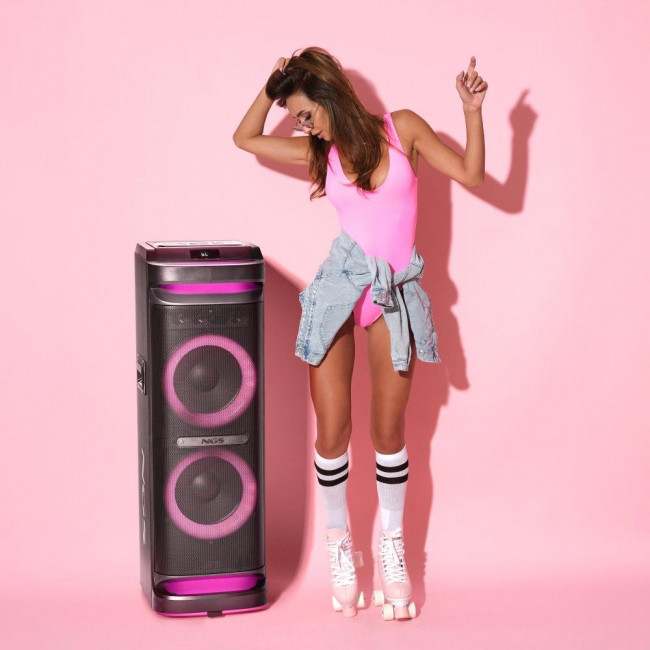 Bluetooth Speaker NGS Wild Space 3 800W 2 * 10" Woofer USB/BT(TWS)/AUX IN