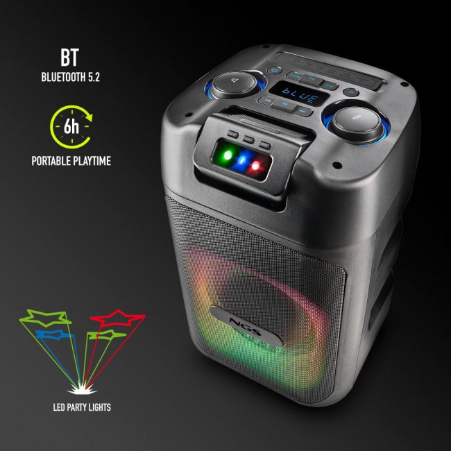 Bluetooth Speaker NGS 80W With Laser Party Lights