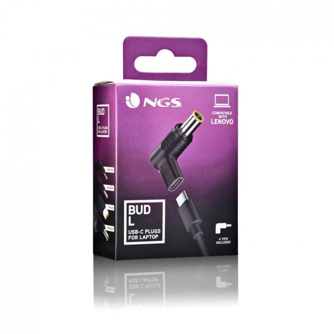 Αντάπτορες Φόρτισης NGS BUD-L Σετ 4 Charging Tips για Lenovo Laptops