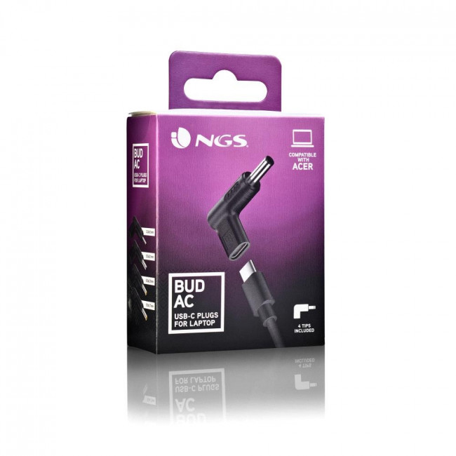Αντάπτορες Φόρτισης NGS BUD-AC Σετ 4 Charging Tips για ACER Laptops