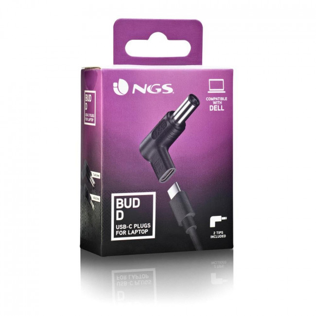Αντάπτορες Φόρτισης NGS BUD-D Σετ 2 Charging Tips για Dell Laptops