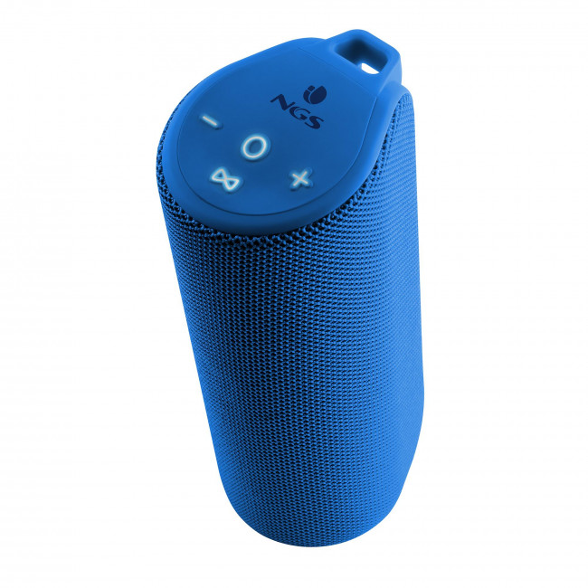 Bluetooth Speaker NGS [ROLLER REEF] 20W IP67 WATERPROOF TWS/AUX IN 20h BATTERY Blue