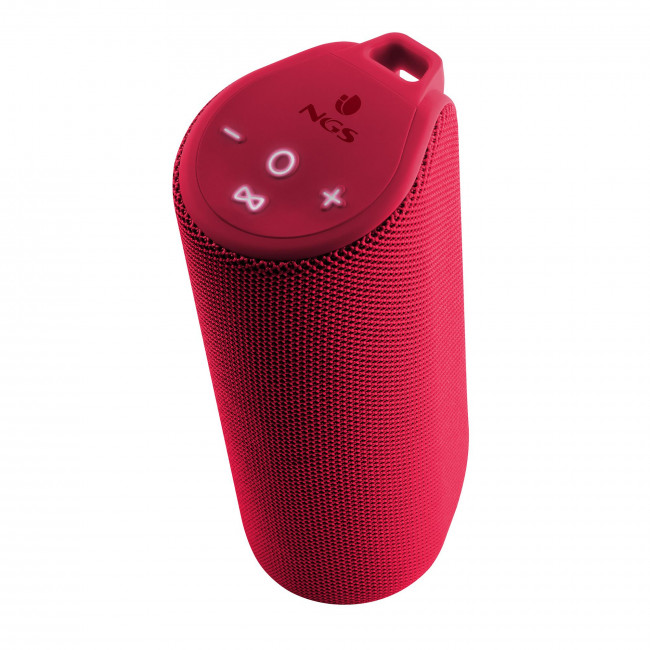 Bluetooth Speaker NGS [ROLLER REEF] 20W IP67 WATERPROOF TWS/AUX IN 20h BATTERY Red