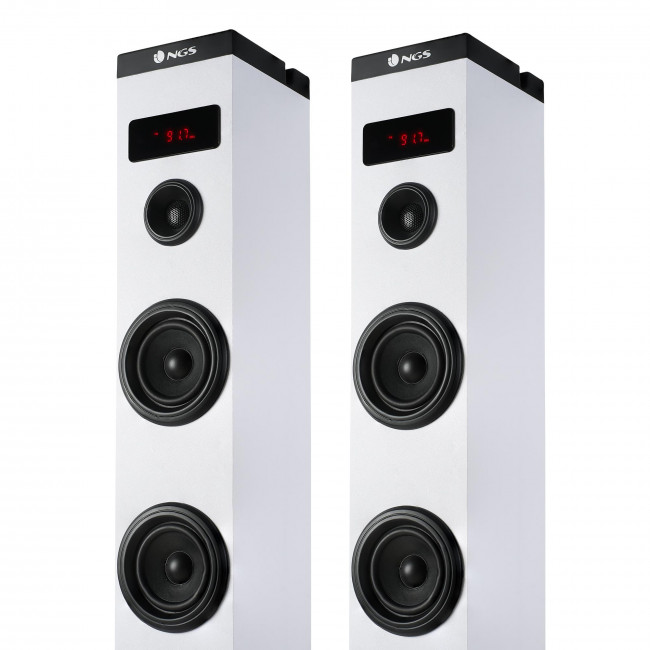 SPEAKER BT 2.0 NGS [SKYCHARMWHITE] TOWER 50W BT/USB/FM/OPTICAL/STEREO OUTPUT