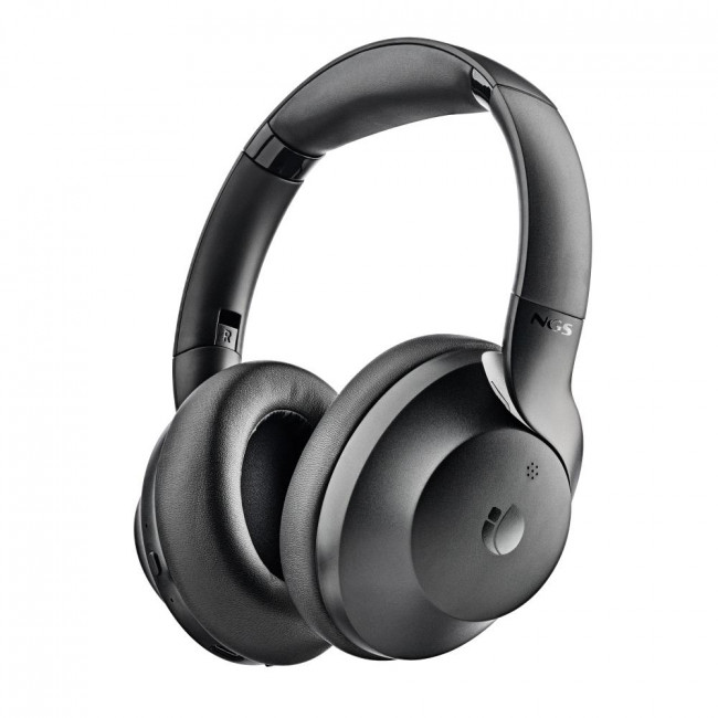 Ακουστικά BT NGS Artica Shake Hands Free ANC Foldable Black