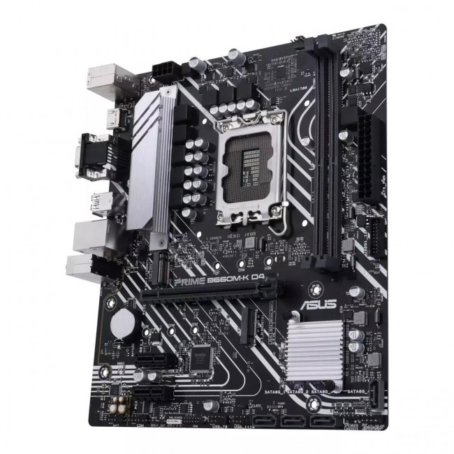 MOTHERBOARD ASUS PRIME B660M-K D4, 1700, DDR4, MATX