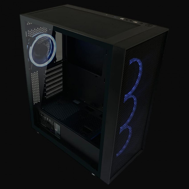 Case LC-Power Gaming 802B Black Wanderer X Midi ARGB Tempered Glass