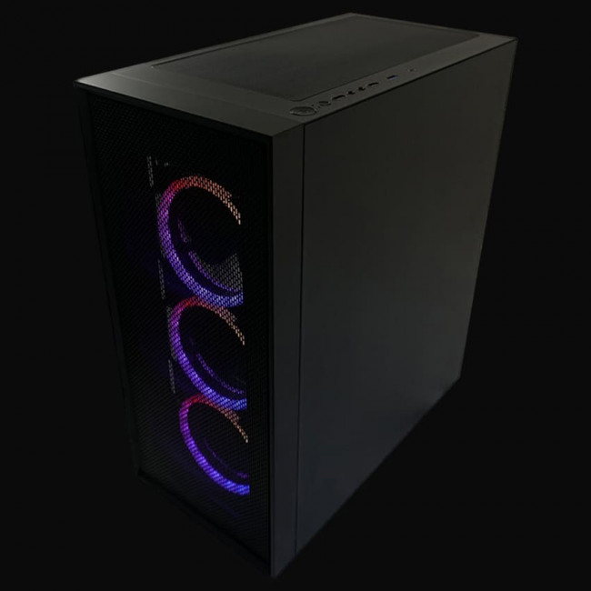 Case LC-Power Gaming 802B Black Wanderer X Midi ARGB Tempered Glass