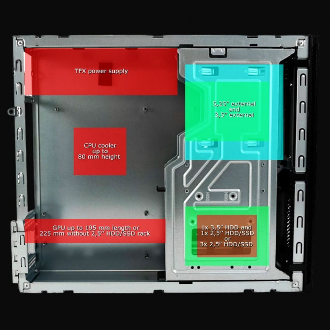 Case LC-Power 1406MB TFX ON Micro