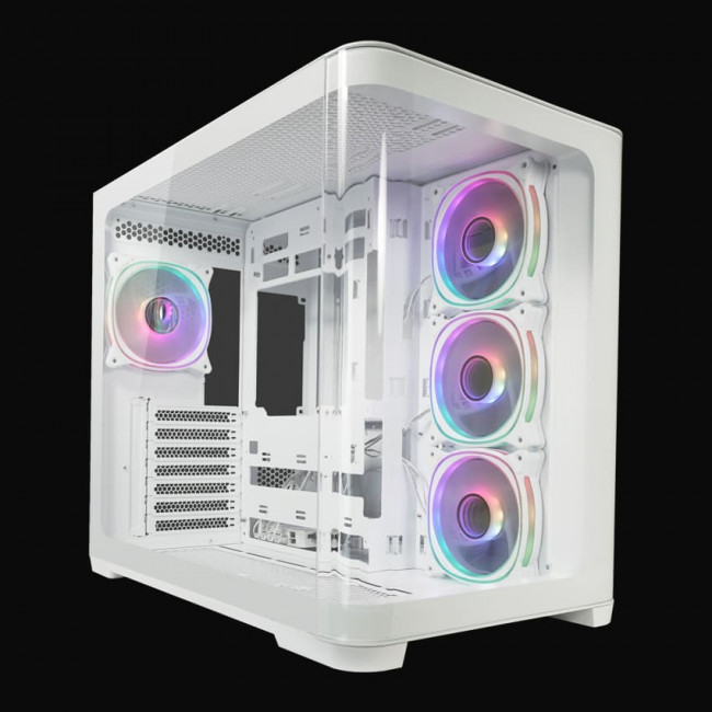 Case LC-Power Gaming 8001W Pro Storm ARGB Tempered Glass White