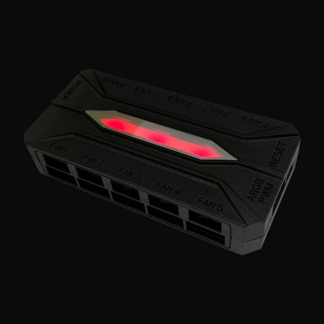 Case Fans LC-Power LC-CF-120-ARGB-KIT-B * 3 with Controller Black