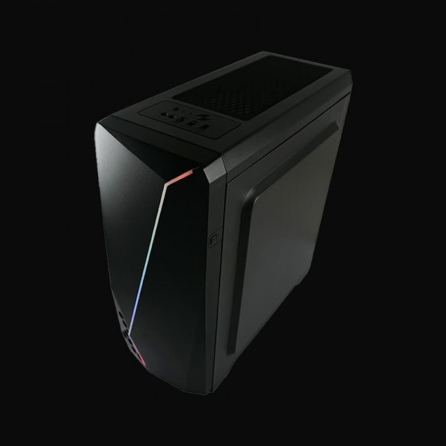 Case LC-Power Gaming 700B Hexagon Midi RGB Tempered Glass