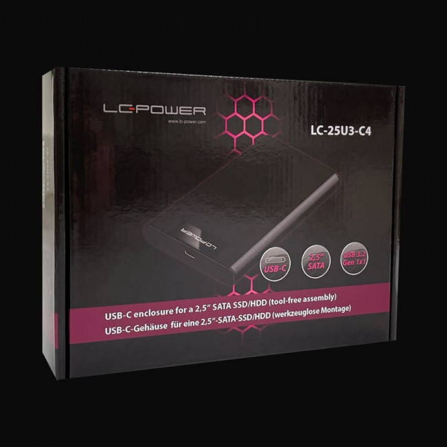 Enclosure LC-Power LC-25U3-C4 2,5" USB3.0 [LC-25U3-7W]
