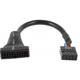 Adapter Cablexpert USB 2.0 9pin σε USB 3.0 20pin, 0.20m