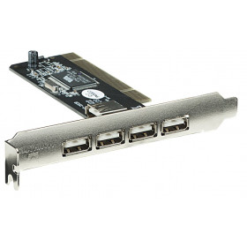 PCI Card Manhattan USB 2.0 4 x External + 1 x Internal