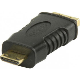 ADAPTOR HDMI mini αρσ. --> HDMI θηλ.