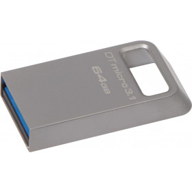 FLASH USB KINGSTON 64GB Data Traveler Micro 3.1 Silver