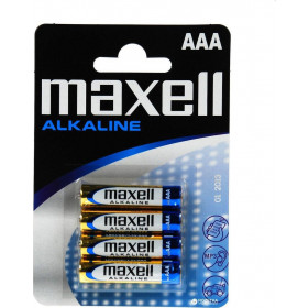 ΜΠΑΤΑΡΙΑ ALKALINE MAXELL AAA LR03 4PACK