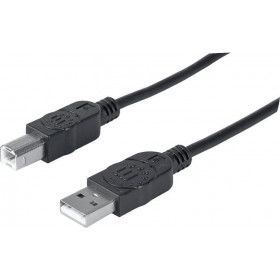 Καλώδιο Εκτυπωτή Manhattan USB A to USB B 1m