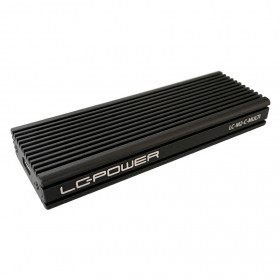 Enclosure LC-Power LC-M2-C-MULTI M.2 NVMe/SATA Type C USB 3.2