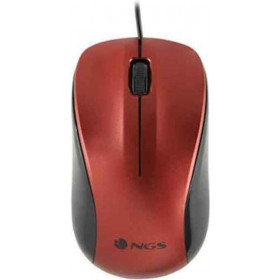 MOUSE NGS USB OPTICAL1200dpi [CREW] RED