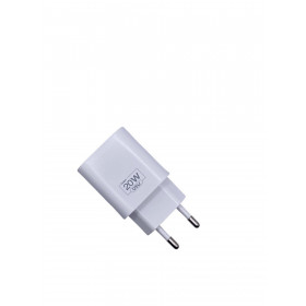Φορτιστής Χωρίς Καλώδιο με Θύρα USB-C 20W Λευκός