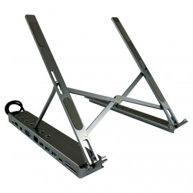 Docking Station LC-Power LC-HUB-C-MULTI-STAND Notebook Holder with Multi-Hub