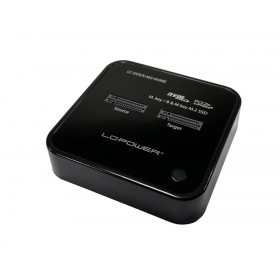 Docking Station LC-Power LC-DOCK-M2-NVME 1 x NVMe/1 x M.2 SSD USB 3.2 Cloning