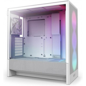 Case NZXT H5 Flow Midi with RGB Fans White