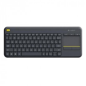 Keyboard Logitech K400 Plus Black Wireless USB EN