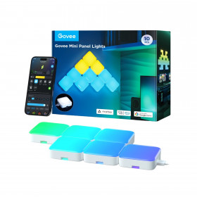 RGB Panels Govee H8069 Smart Mini Panel Lights 10 Pack