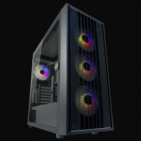 Case LC-Power Gaming 810B Black Dark_Crawler_X Midi ARGB Tempered Glass