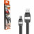 CABLE Flat USB 2.0 to micro USB MOXOM MX-CB04 Μαύρο 1m