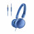 Ακουστικά Ενσύρματα NGS Cross Hop Klein με λειτουργεία Hands Free Blue