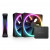 Case Fans NZXT F120RGB Duo 120mm Dual-sided RGB Triple Pack (Black) with RGB Controller