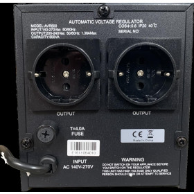 ΣΤΑΘΕΡΟΠΟΙΗΤΗΣ EAST AVR 1000VA Vmeter