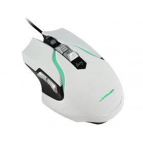Mouse LC-Power m715w Gaming RGB Wired 3500dpi White
