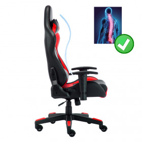 Καρέκλα Gaming LC-Power LC-GC-600BR Μαύρο / Κόκκινο
