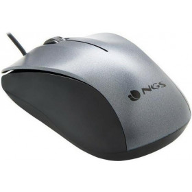 MOUSE NGS USB OPTICAL1200dpi [CREW] GRAY