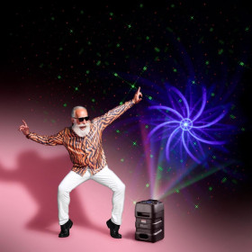 Bluetooth Speaker NGS 80W With Laser Party Lights