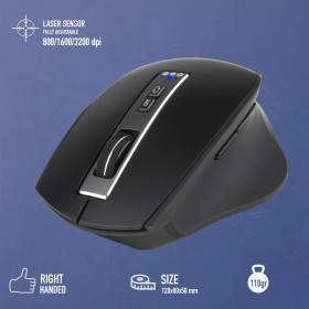 MOUSE NGS [BLUR-RB] WLESS RECHARGEABLE MULTIMODE