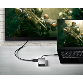 Docking Station NGS Wonderdock 8 Card Reader, HDMI, RJ45, PD, USB 3.0