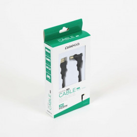 Καλώδιο HDMI Omega 1.4v M/M γωνία 3m