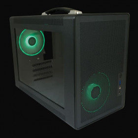 Case LC-Power Gaming 716MB Amplified X Mini ARGB Tempered Glass